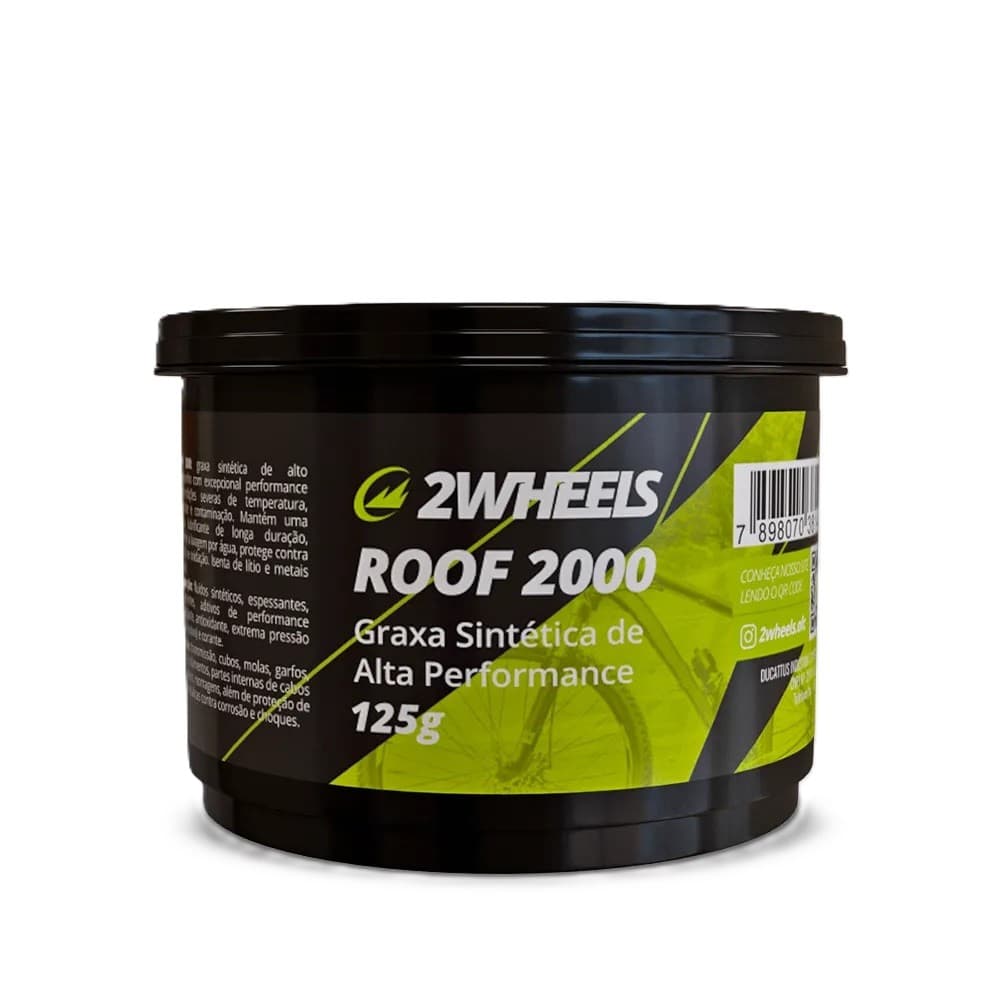 Graxa 2Wheels Bike Sintética Roof 2000 Ptfe 125g Rolamentos