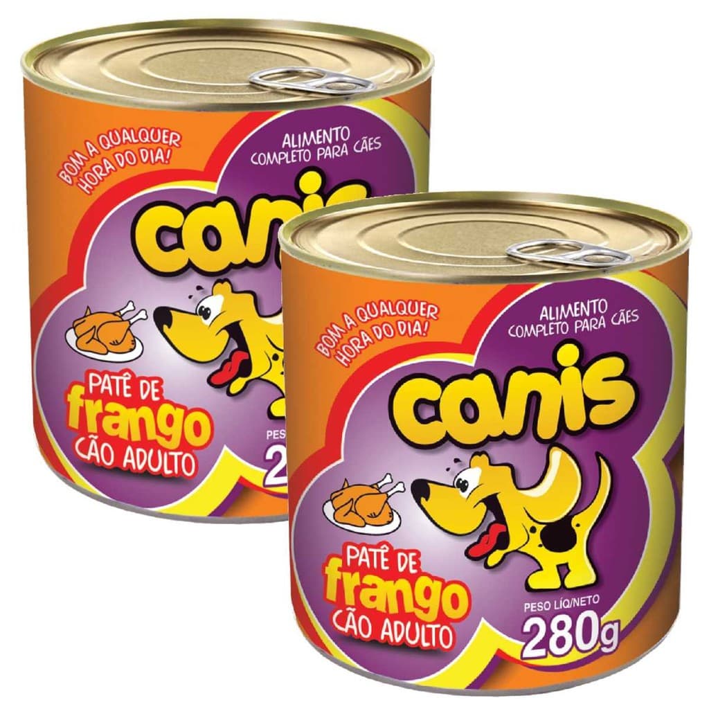 Ração Sache Para Cachorro Canis Adulto Frango 280gr Kit2un