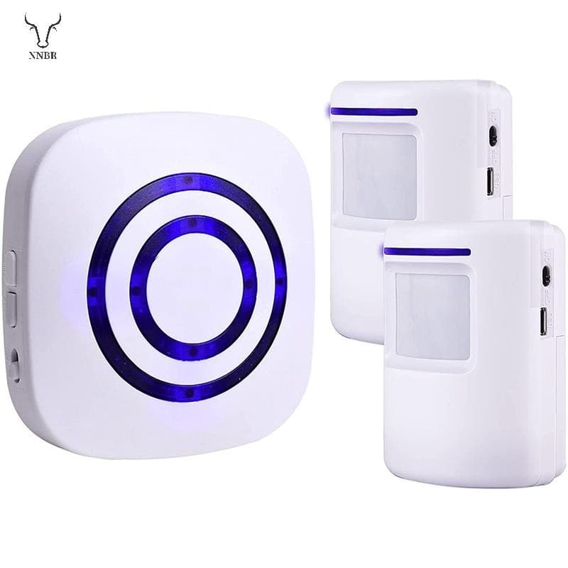 Sistema De Alarme Com Sensor De Movimento , PIR Sem Fio 2 Sensores US Plug
