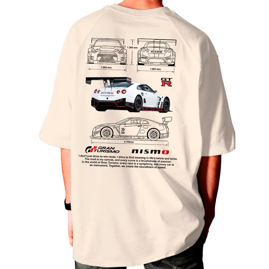 Camiseta OVERSIZED Streetwear Skyline Video Game Gtr Carros  Detalhes Algodao Unissex