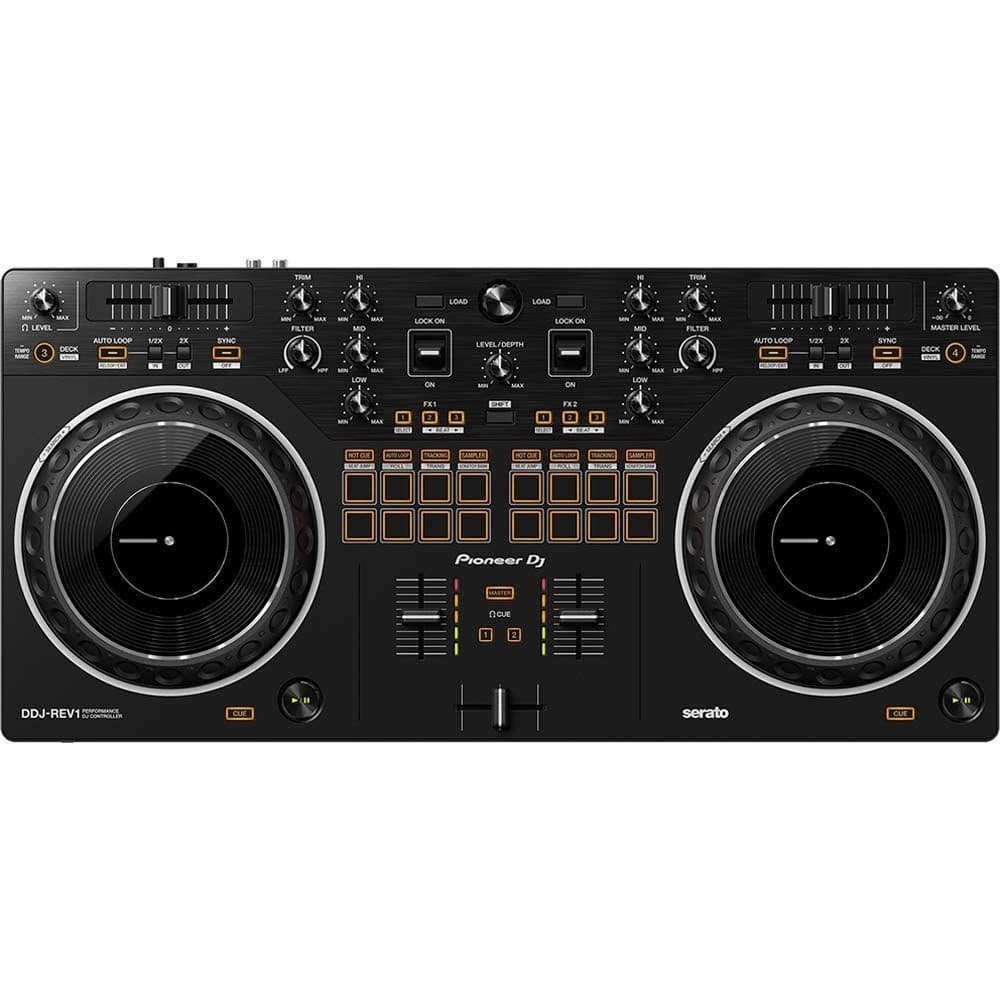 Controlador DJ Pioneer DDJ REV1 - Preto com Serato