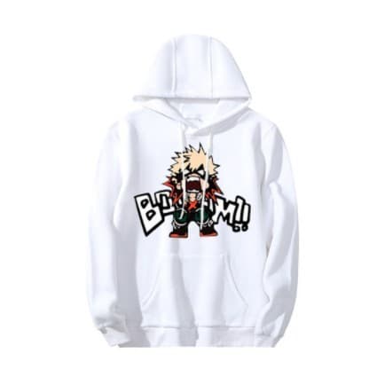 Moletom Canguru Unissex Anime Boku My Hero Academia Bakugou -MAYYN.