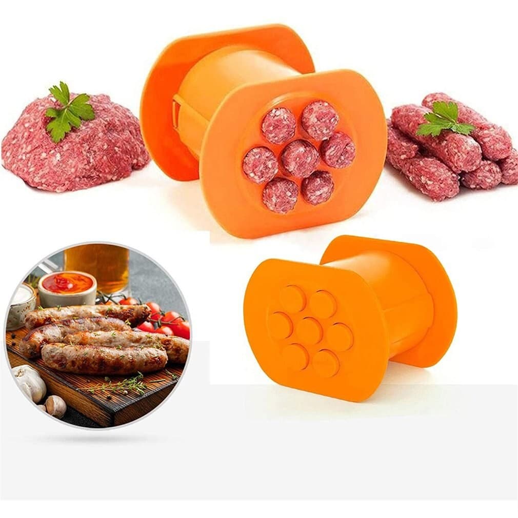 Espremedor de Carne Forma de Salsicha Para Cachorro-quente Espetinho de Carne Bastão de Carne Molde DIY