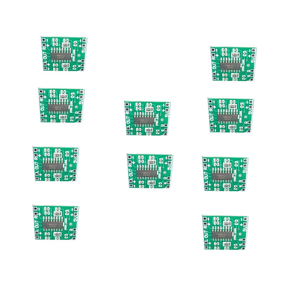 Kit 10  Mini Amplificador Digital Pam8403 3W Classe D Hw-104