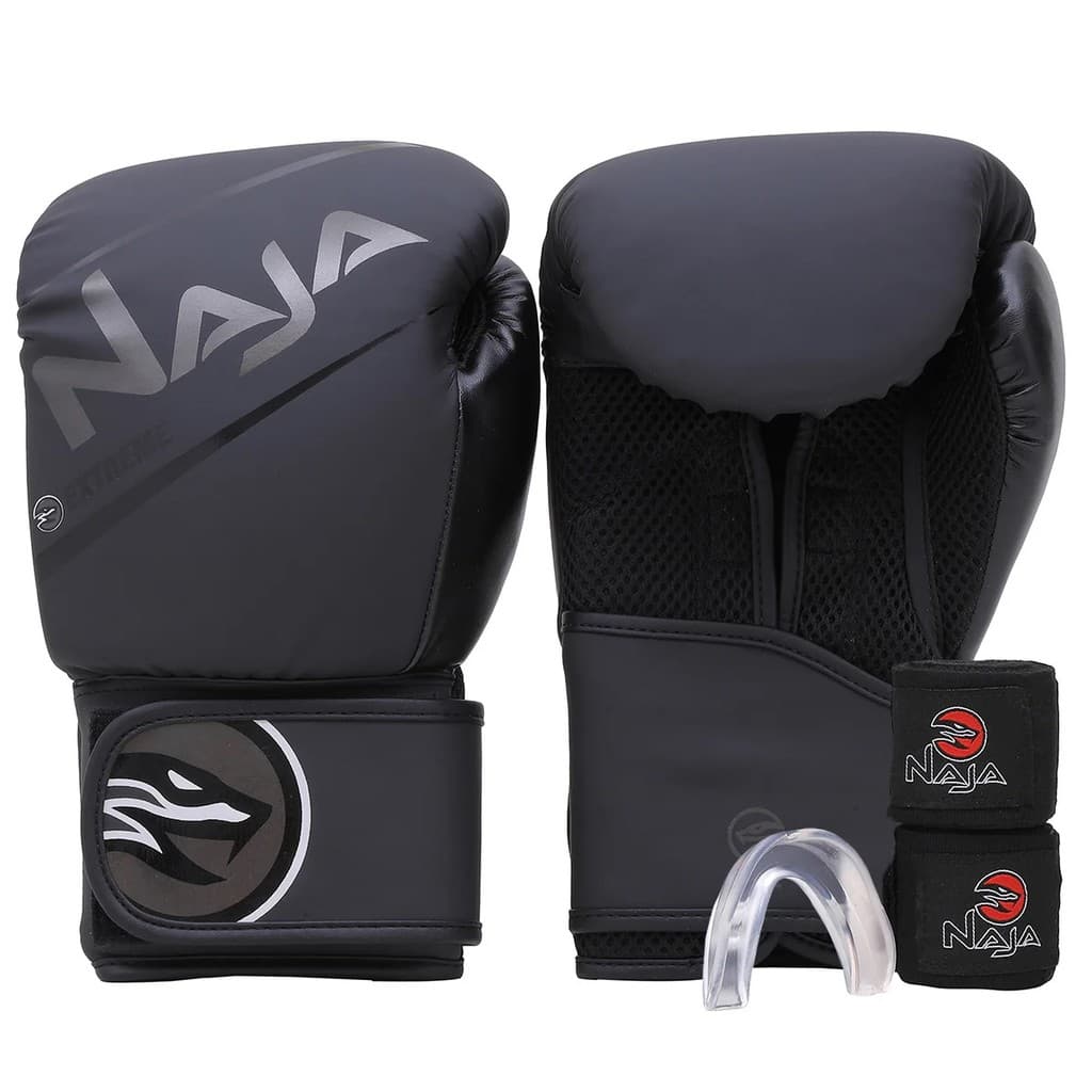KIT DE BOXE / MUAY THAI NAJA BLACK