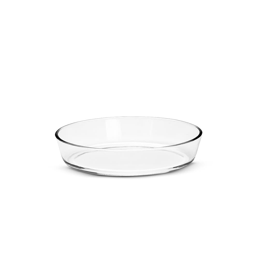 Travessa Assadeira vidro oval 1,5L refratário forno freezer marinex temperado Lasanheira
