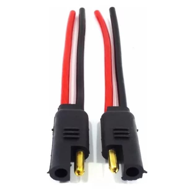Plug Tomada Conector Soquete 2 Vias Fio 4mm Unidade Tech