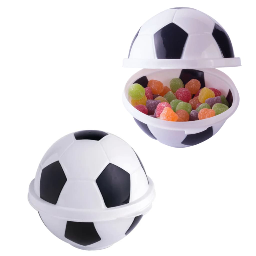 Kit 4 Porta Mix Bola De Futebol Pote Lembrancinhas Aniversário