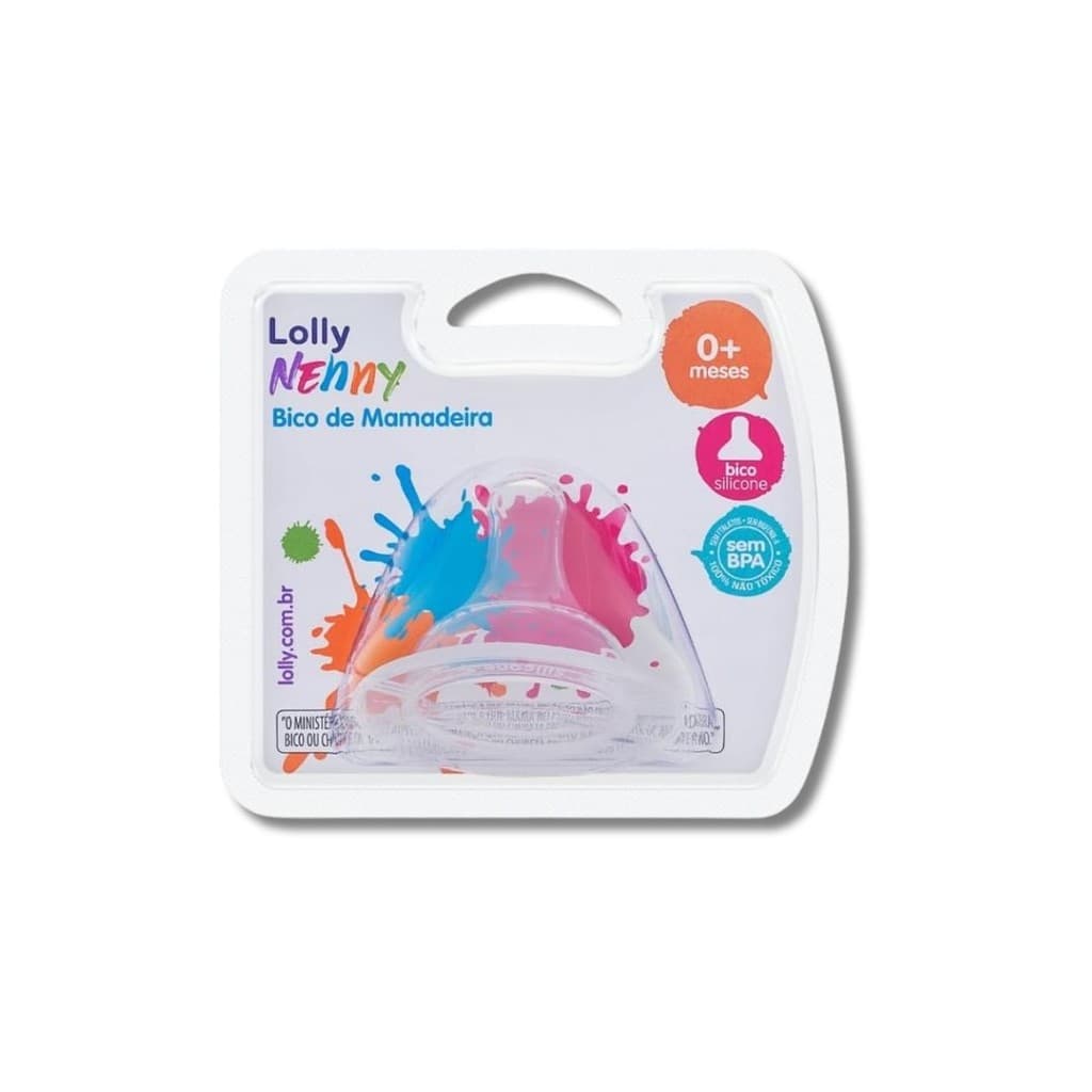 Bico Mamadeira Silicone Big R Lolly