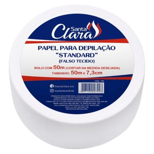 Papel Depilatorio Tnt Falso Tecido Rolo 50 Metros Depilação