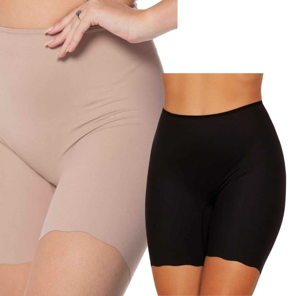 Kit 2 Calcinha Shorts Bermuda Sem Costura Laser Invisivel Anagua