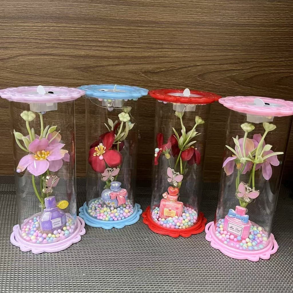 MINI Enfeite  para Decorar com luz picando PORTA PERFUME