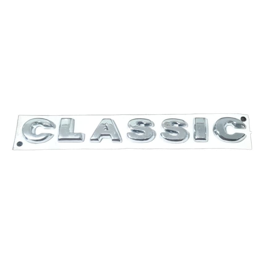 Emblema Classic (escrita) Cromado Polo Classic 1997 A 2000