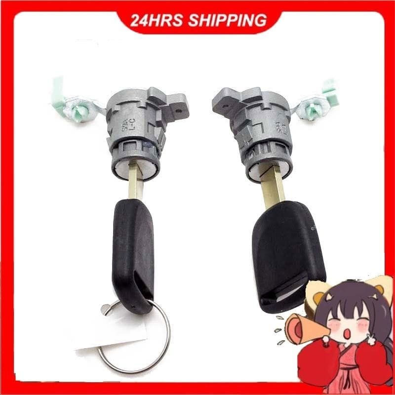 Cilindro De Fechadura De Porta Esquerda E Direita Com 2 Chaves Para 2003-2011 Honda Accord Civic Odyssey S2000 CR-V 72185-S9A-013