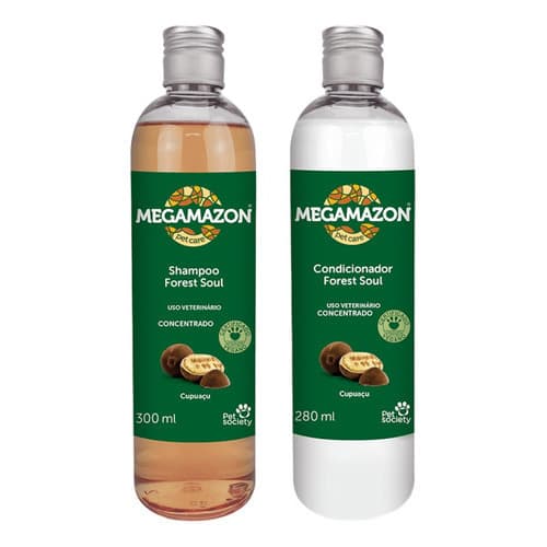 Kit Forest Soul Megamazon Cupuaçu Pet Society Para Cães