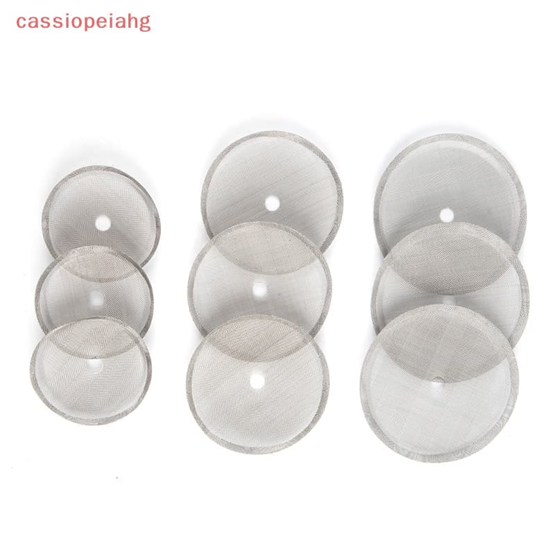 (cassiopeiahg) 3Pcs Prensa Francesa Reutilizável De Aço Inoxidável Filtro De Malha Destacável