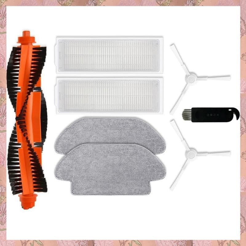 [B J R W] 1Set Parts Accessories for Robot Vácuo S10 S12 B106GL Escova Lateral Principal Hepa Filtro Mop Peças De Reposição De Pano Acessórios