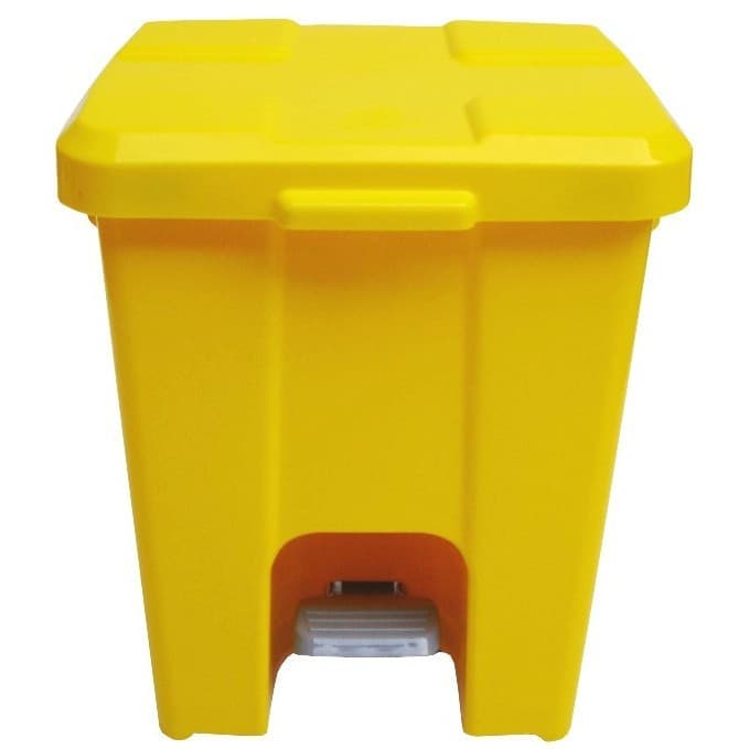 CESTO LIXEIRA QUADRADO COM PEDAL DE 15L
