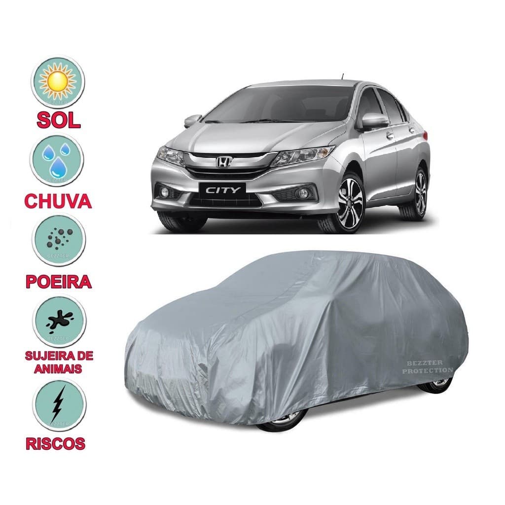 Capa cobrir carro Honda City 100% Impermeável Proteção Total Bezzter Protection
