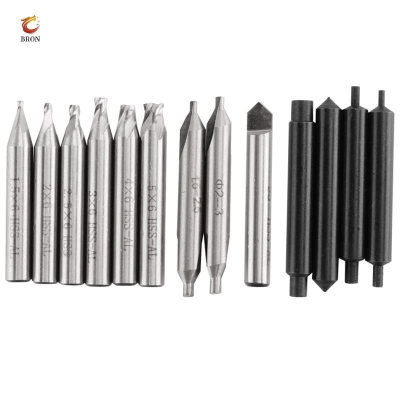 13PCS Conjunto De Acessórios De Cortador De Chave/Para Serralheiros De Máquinas Verticais Guia De Ferramentas De Serralheiro Fresa De Pinos