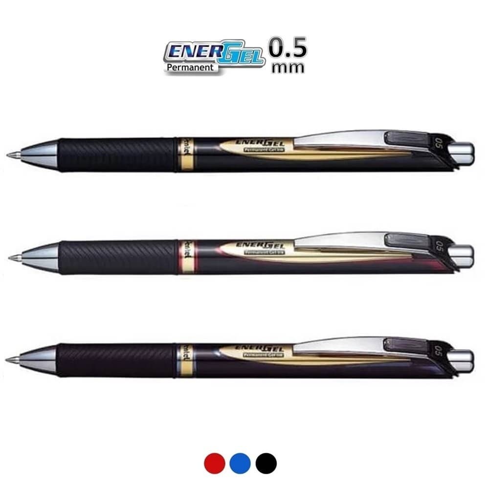 Caneta Energel Permanente Gel Ink Retratil 0.5mm BLP75 - Pentel
