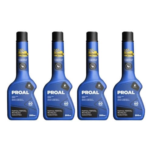 BARDAHL - KIT 04X PROAL Aditivo Para Etanol 200ml