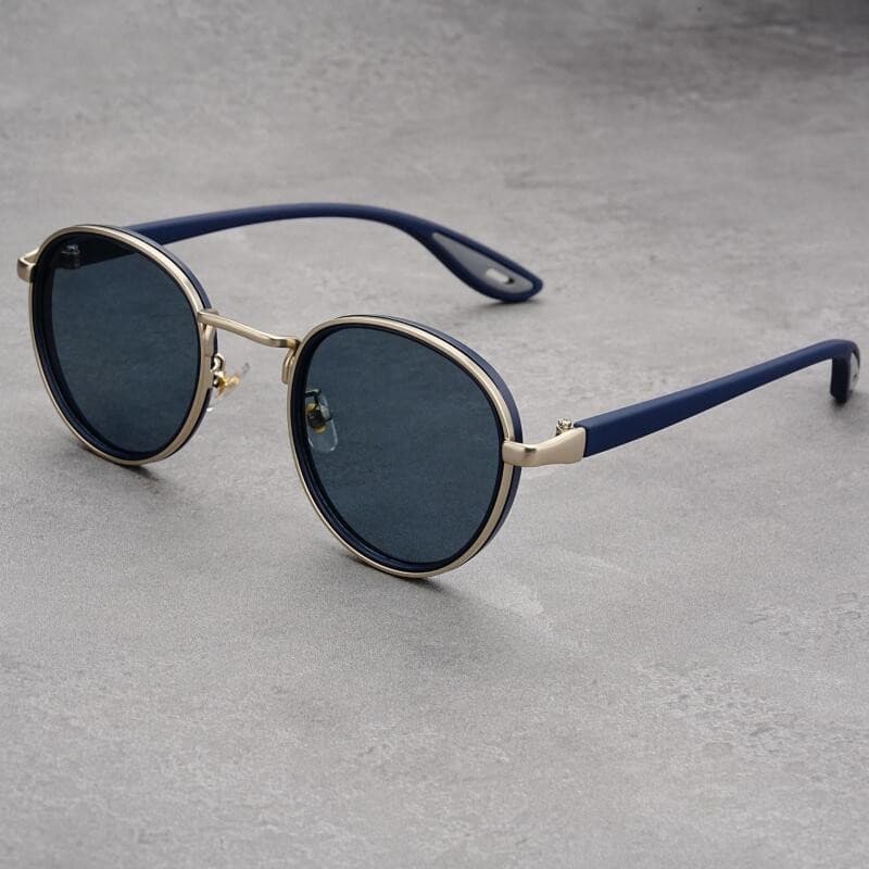 Óculos De Sol Steampunk Polarizados Feminino Masculino Vintage UV400 Tons