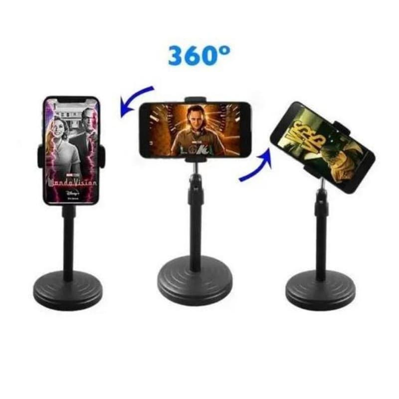 suporte tripé celular 360° de mesa premium Suporte Celular para Mesa