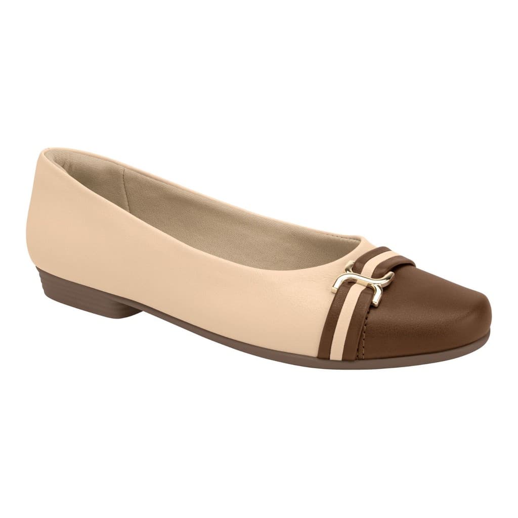 Sapatilha Piccadilly Bico Redondo Fivela Comfy 250246