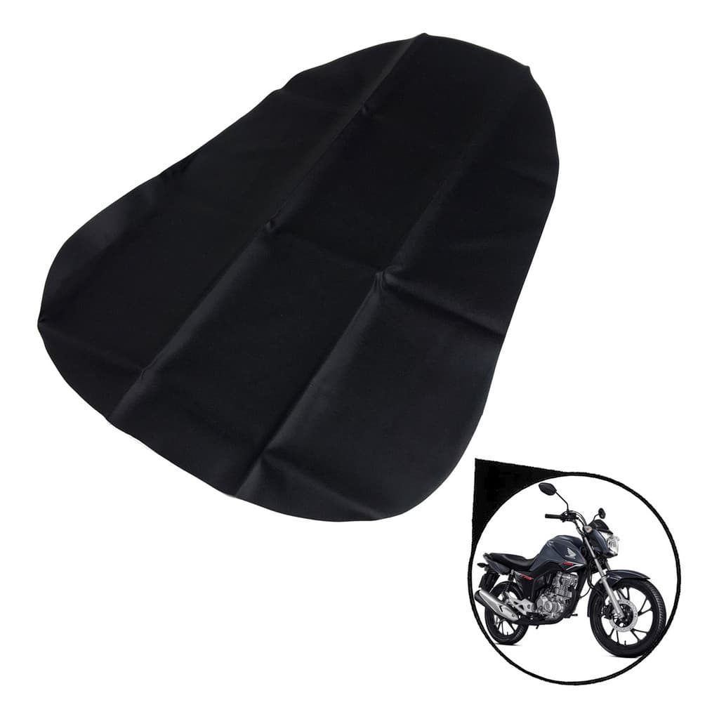 Capa Assento Honda Cg160 Titan 2019 2020 Piracapas Preta