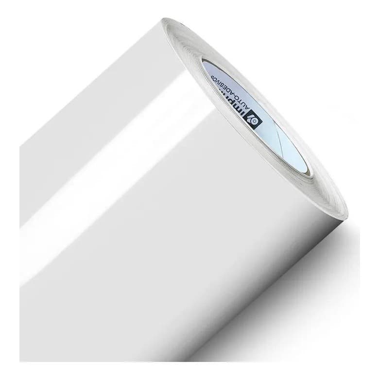 Papel Contact Adesivo Para Móveis Em Vinil Branco