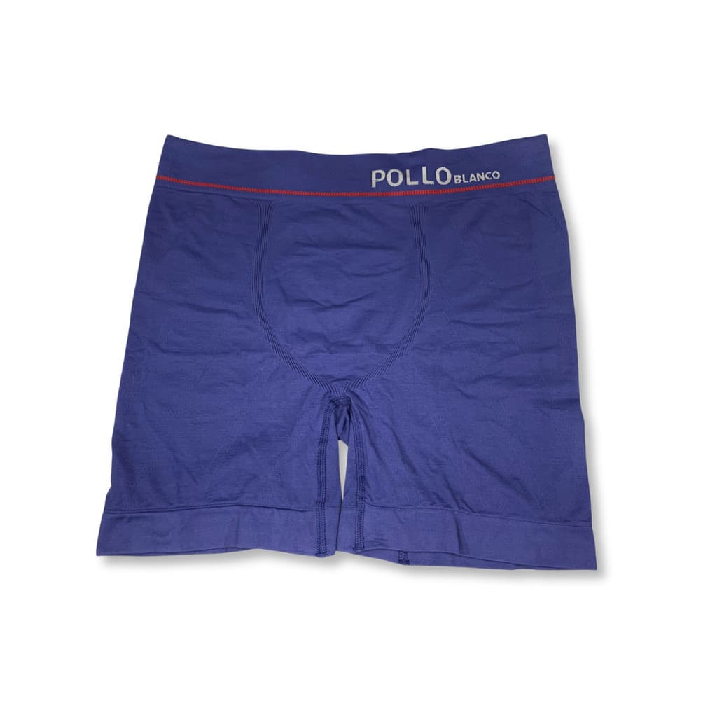 Cueca Boxer Microfibra Sem Costura Pollo Blanco
