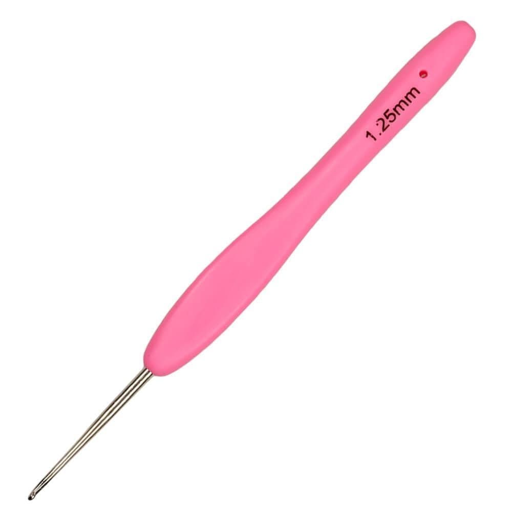 Agulha de Croche Luli com Cabo Emborrachado 1,25mm