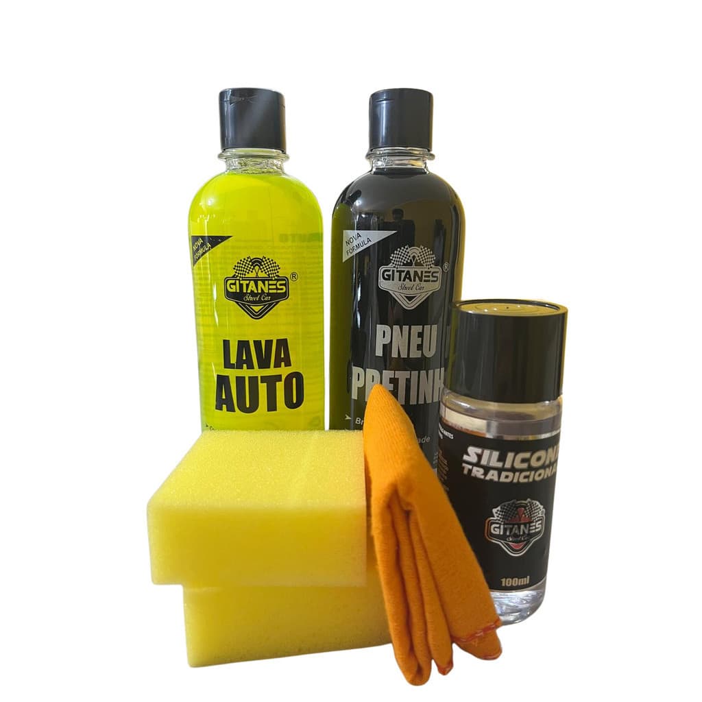 Kit Limpeza Automotiva Lavagem Carro