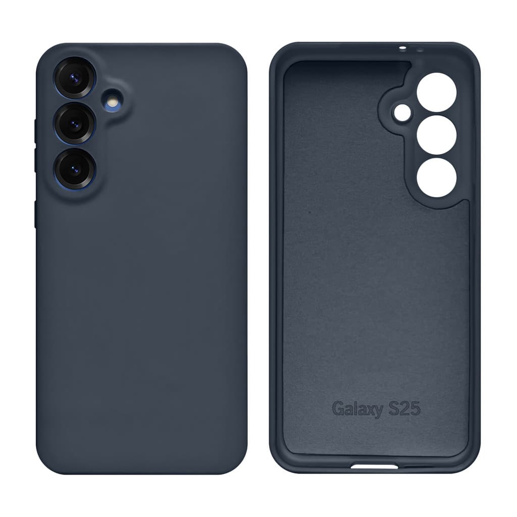 Capa Capinha Para Galaxy S25 com Proteção Câmera Em Silicone Macio Aveludado Pronta Entrega