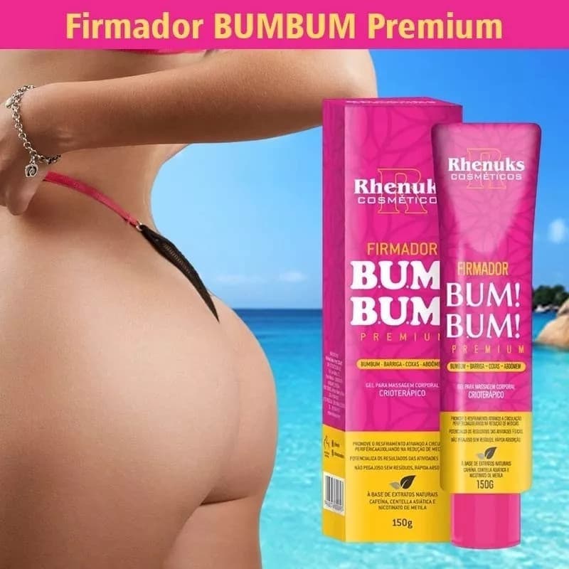 Gel Firmador De Bumbum Barriga Coxas E Abdômen 150g