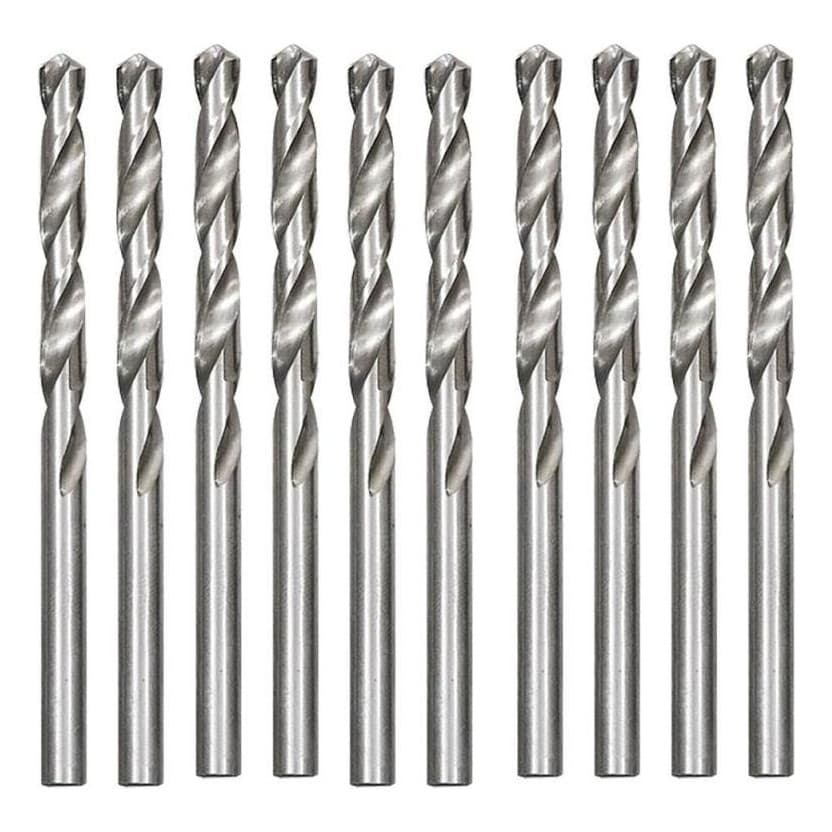 Kit Broca Aço Rápido 2mm Com 10 Peças para Metais