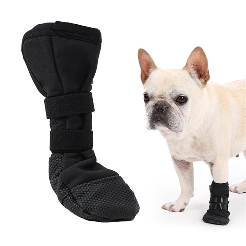 UKI 4 Unidades De Meias Para Cães , Capa Protetora Pés , Sapatos Botas Com Adesivo Ajustável