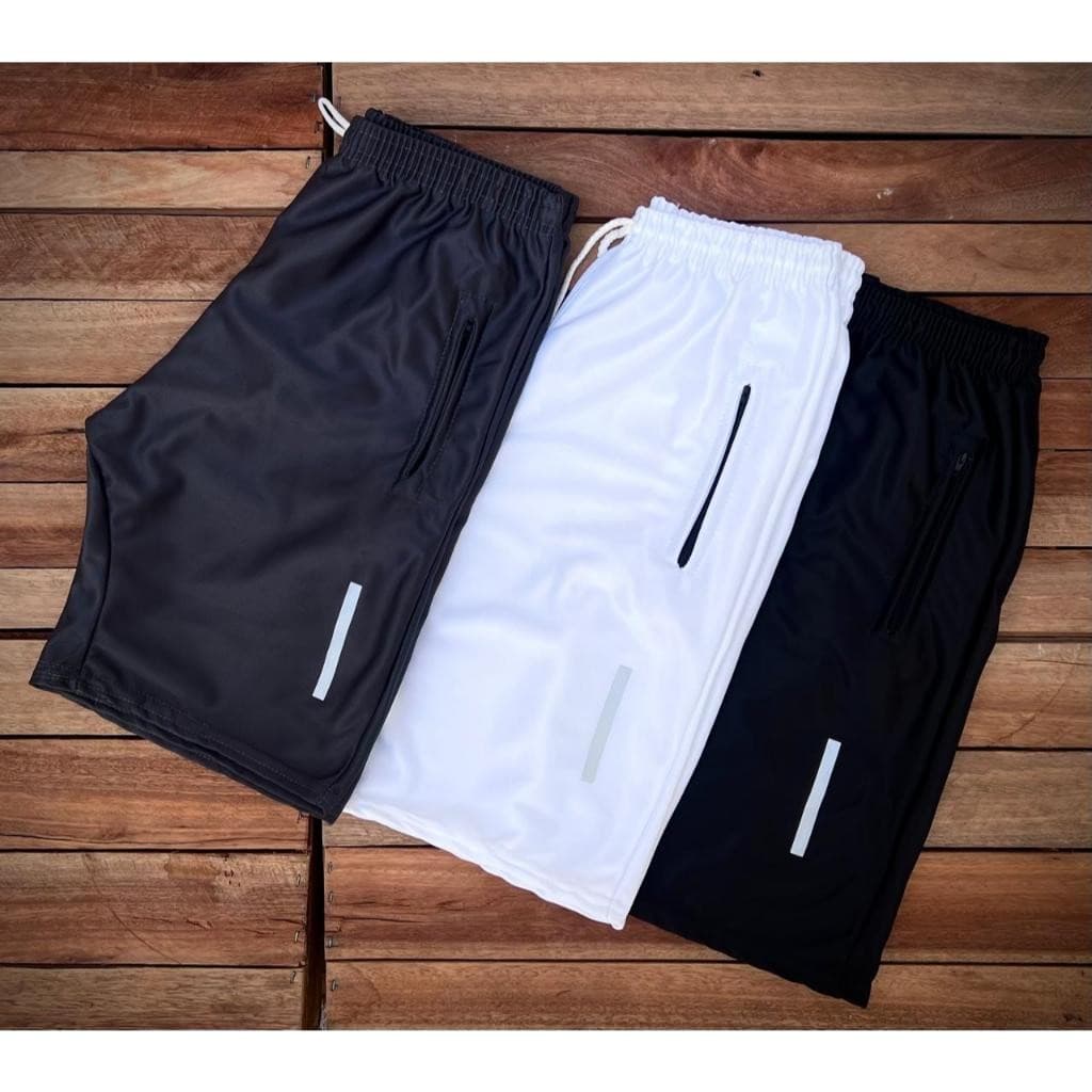 Kit 03 Bermudas Básicas Masculinas Pronta Entrega + Envio Imediato + Diversas Cores de Kits