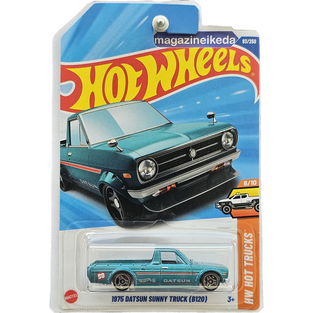 Pickup Hot Wheels 1975 DATSUN SUNNY TRUCK (B120) HYX36 Azul-turquesa HW HOT TRUCKS