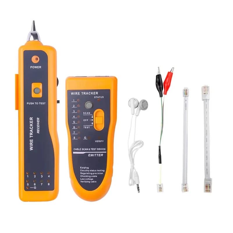 Testador De Cabo De Rede LAN De Internet Para STP UTP RJ11 RJ45 Cat5 Cat6 Rastreador De Fio De Telefone Detector De Tone