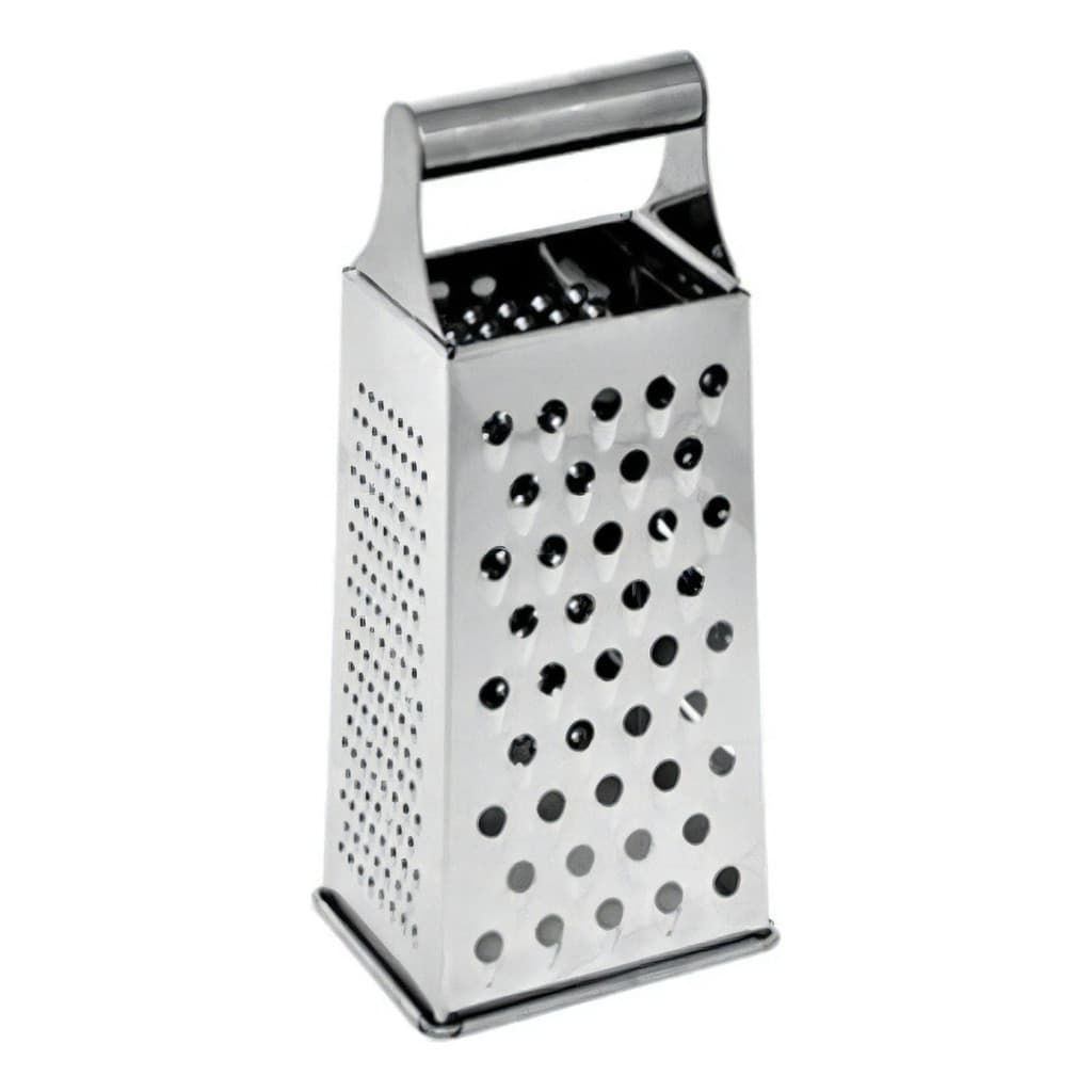Ralador 4 Faces Inox Legumes Queijos Frutas Verduras 20 cm