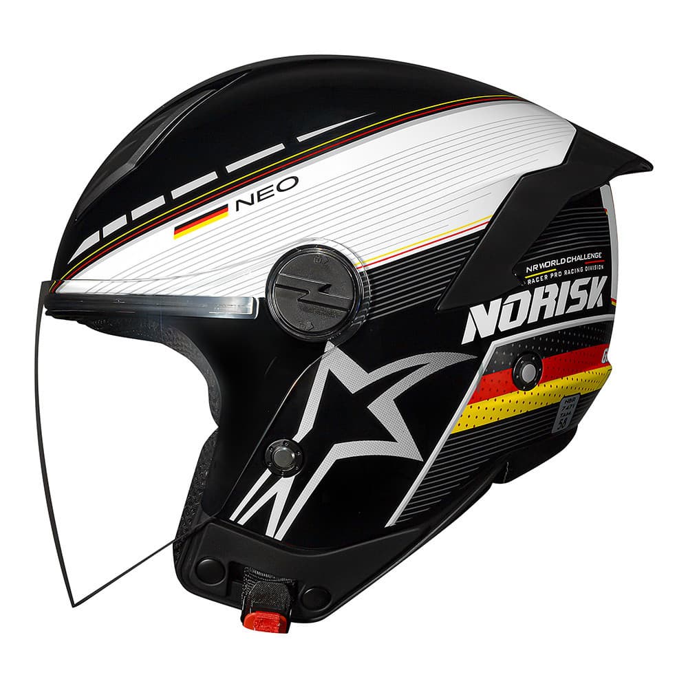 Capacete Norisk Neo Grand Prix Germany Vermelho