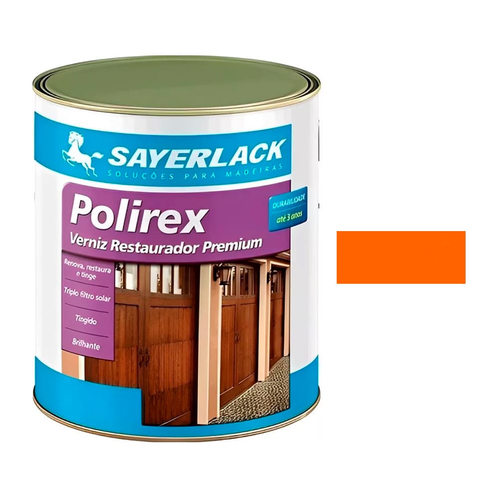 Polirex Sayerlack Restaurador Brilhante Verniz Mogno 900ml