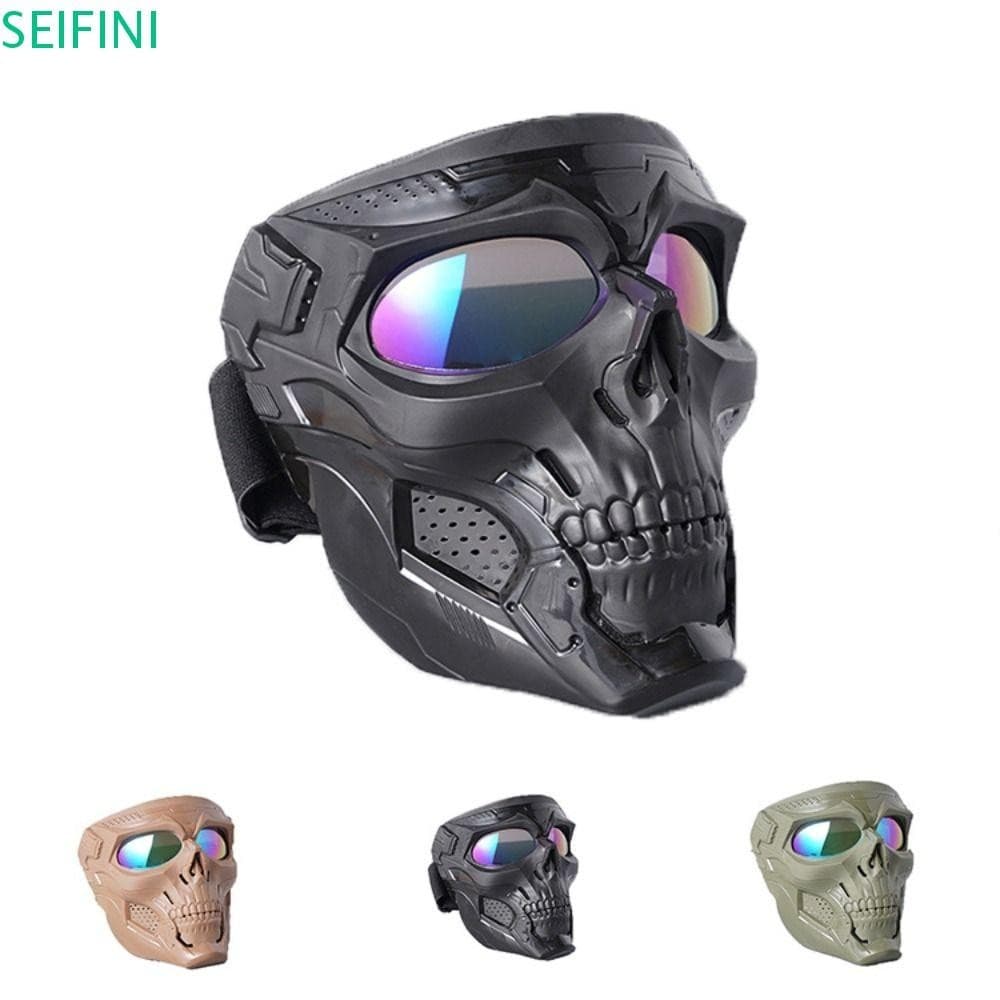 Seifinini Motocross Máscara De Óculos De Proteção Contra O Vento Para Motocicletas