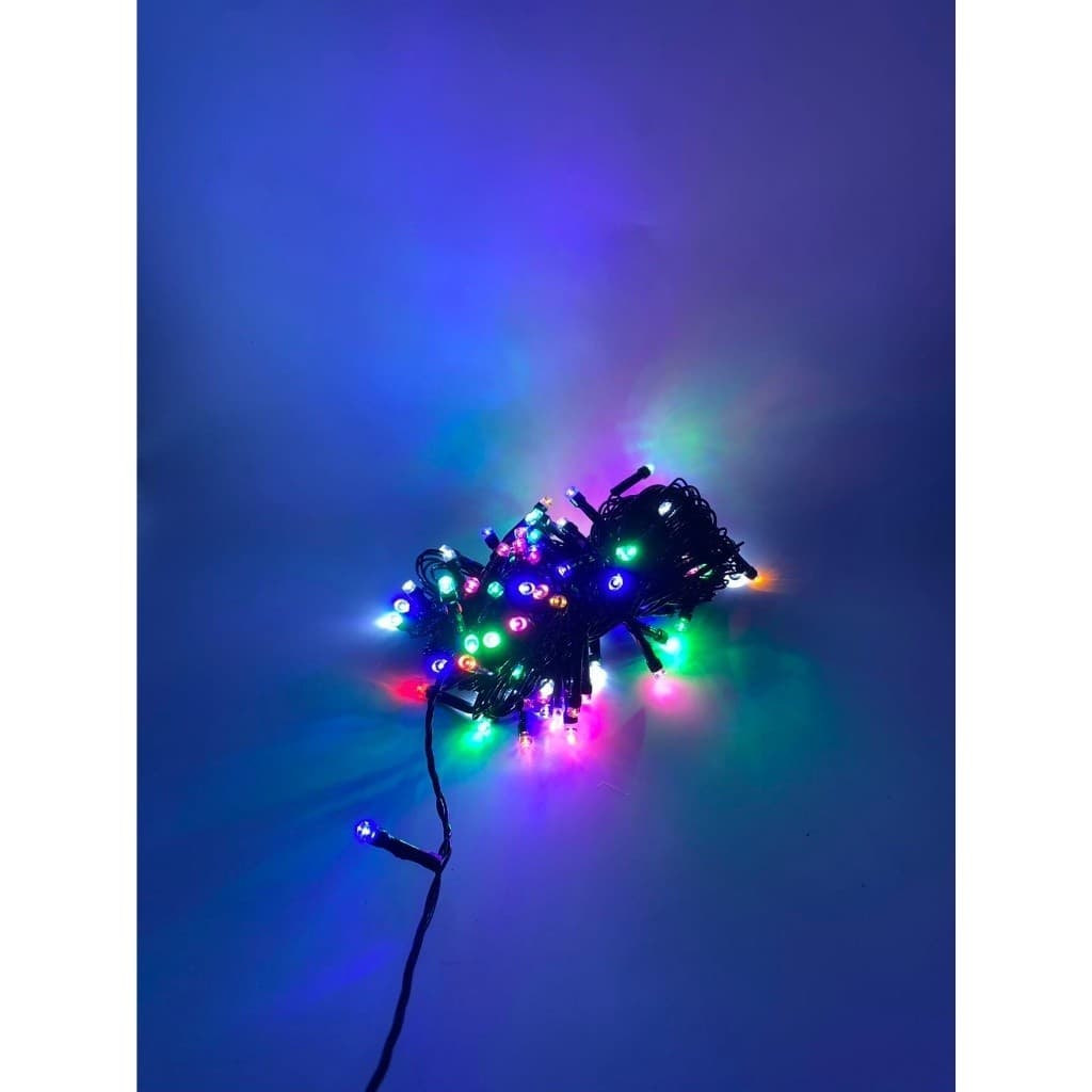 Kit Com 10 Unidades De Pisca Pisca Natal Decoração Iluminação 9.7 Metros 100 leds 110v/220v Cores Diversas Natal
