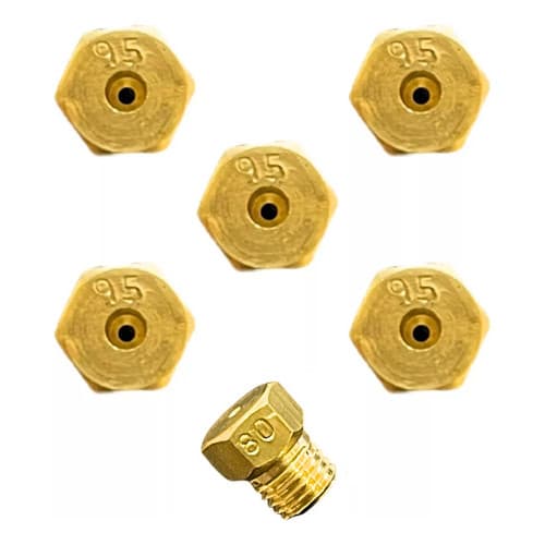 Kit Bicos Injetor Converter Fogão Cooktop P/ Gás Botijão Glp