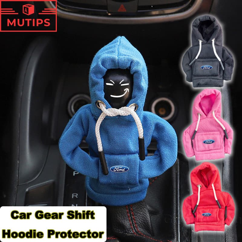 Ford Universal Car Gear Shift Hoodie Protetor Manual Cover Decoração De Interiores Para Ranger Ka Focus mk2 Novo Fiesta