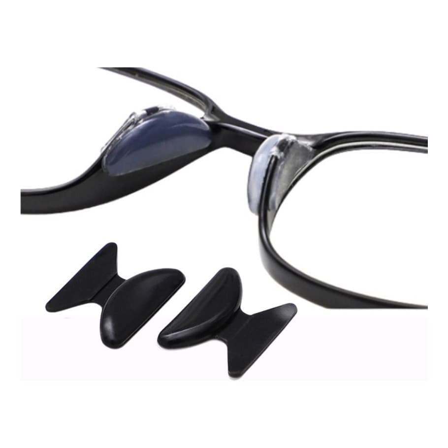 Plaqueta Adesiva Silicone Nariz Óculos Confortável 2 Pares