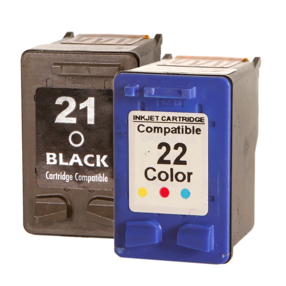 Kit de Cartucho Compatível preto e colorido 21 27 56 e 22 28 57 - F4180 2510 1315